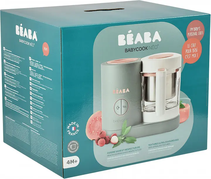 Пароварка-блендер Beaba Babycook Neo Eucalyptus, м'ятний (912732) - фото 6