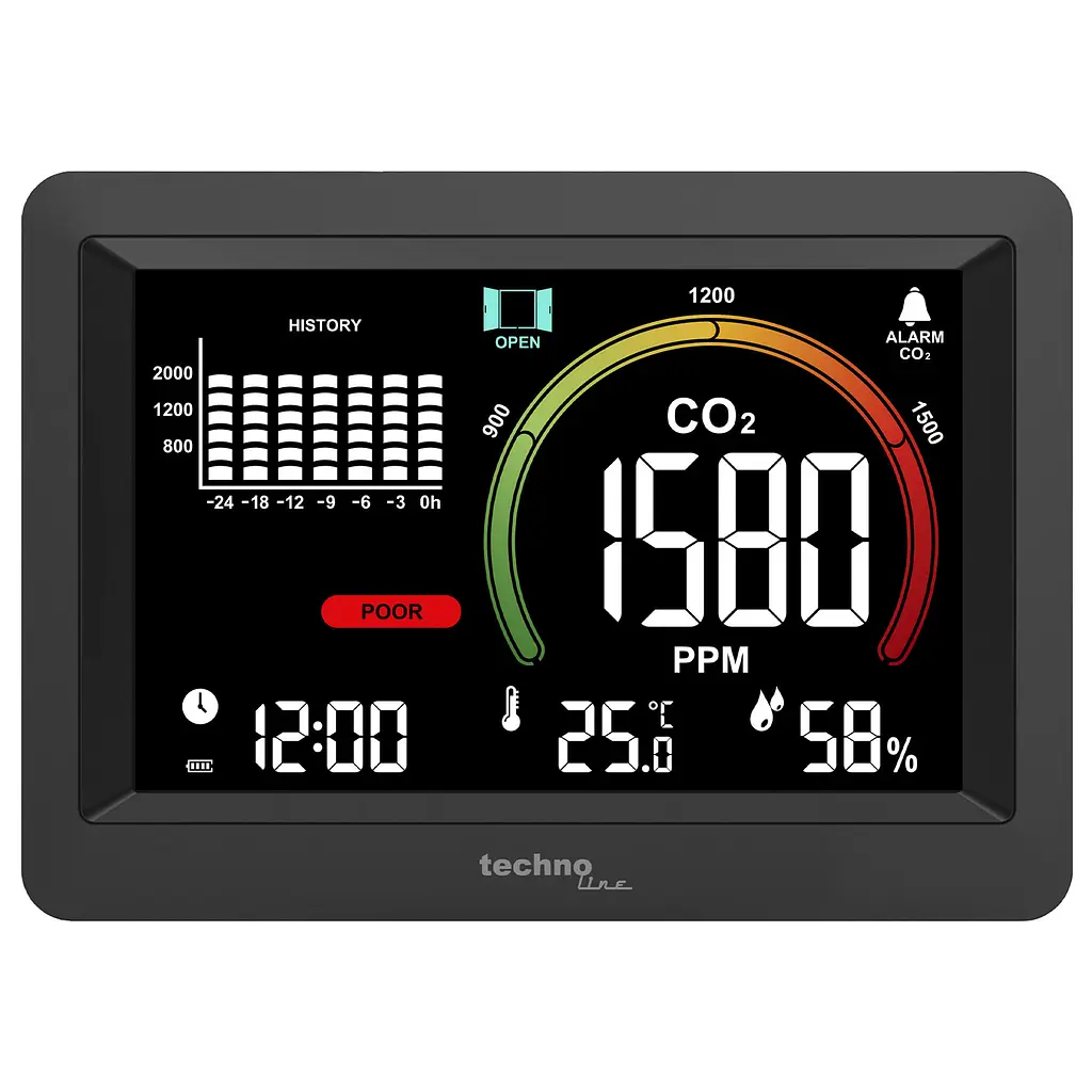 Метеостанція Technoline WL1028 Black (WL1028), Чорний - фото 7