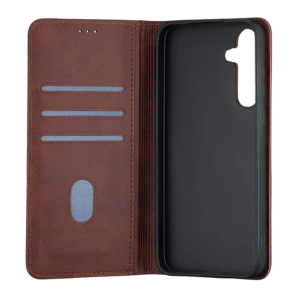 Чохол-книжка Premium Samsung A55 (A556) Dark Brown - фото 2