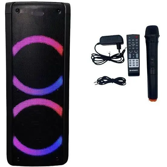 Акумуляторна акустична система XPRO QS 8601 колонка валіза 150Вт USB SD FM радіо Bluetooth мікрофон ДК (QS 8601) - фото 5