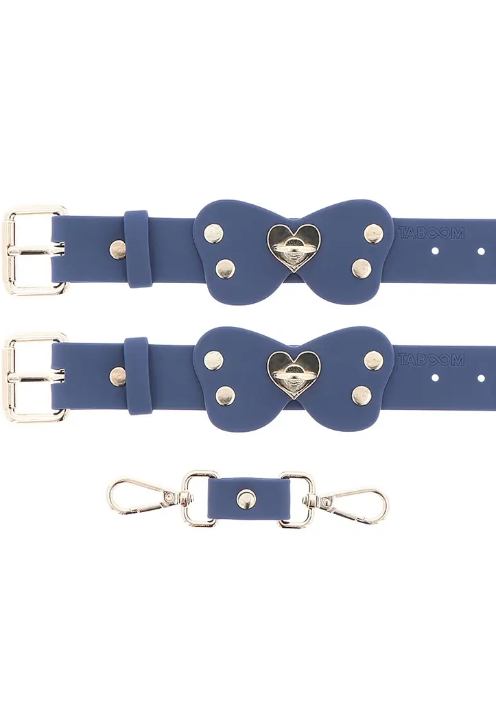 Наручники Taboom Silicone Supreme Wrist Cuffs Set синий - фото 5