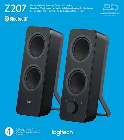 Акустика Logitech Z207 Bluetooth Black (L980-001295) (6582113) - фото 8