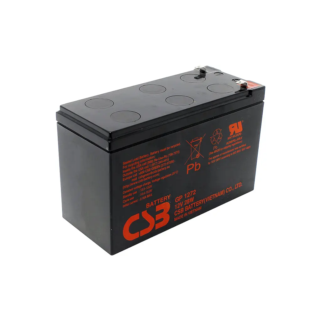 Батарея до ДБЖ CSB 12В 7.2 Аг (GP1272F2_28W) - фото 2