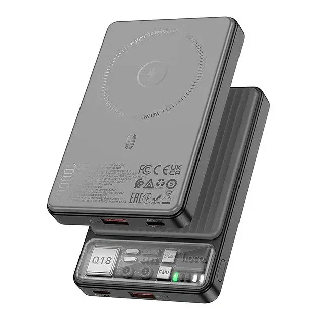 Портативна батарея Power Bank Hoco Q18 Tourer 22.5W 10000 mAh Black - фото 1