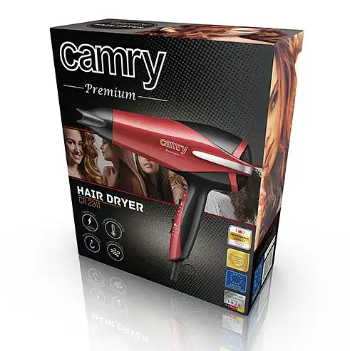 Фен Camry CR 2241 с диффузором 2200 Вт - фото 3