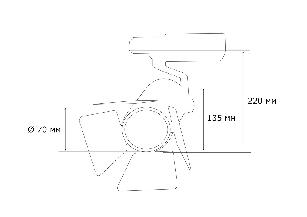 Трековий Світильник MJ-Light H223L COB18W WH 4000K - фото 2