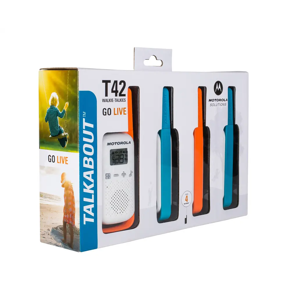 Портативна рація Motorola TALKABOUT T42 Quad Pack (B4P00811MDKMAQ) - фото 7