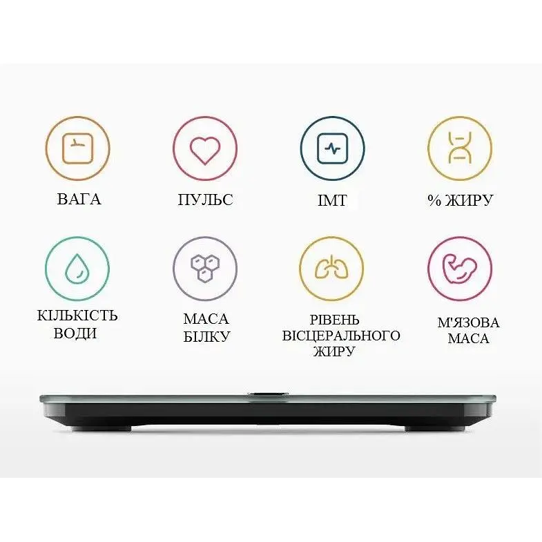 Разумные весы Xiaomi Mijia Body Fat Scale S400 PRO серые (BHR8695CN) - фото 4
