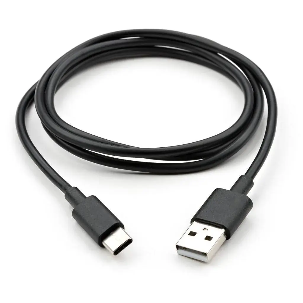 Дата кабель USB 2.0 AM to USB-C 1.0m PVC black Vinga (VCPDCTC1BK) - фото 2