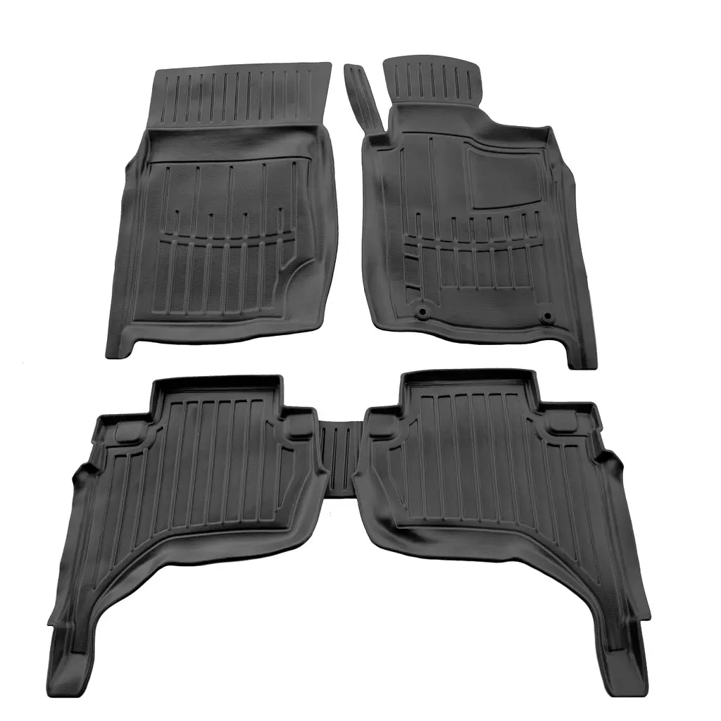 Комплект 3D килимків в салон Mitsubishi L200 KAOT 2006-2015 ПРАВЕ КЕРМО комплект килимків з 5 штук
