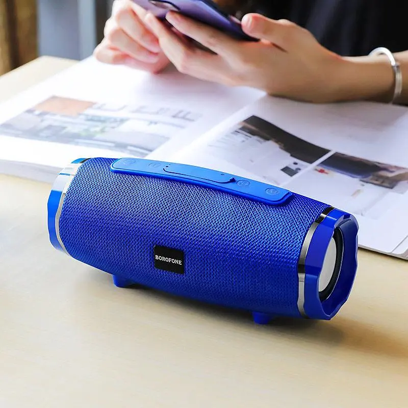Колонка портативна Borofone BR3 Rich sound sports wireless speaker блакитний - фото 2