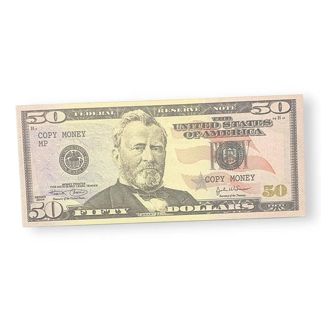 Купюри сувенірні номіналом 50 доларів США 100 шт. - фото 5