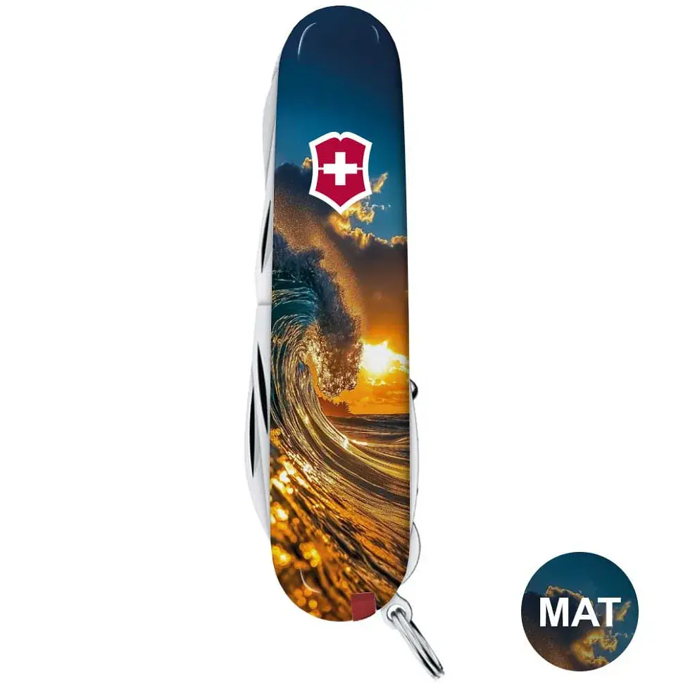 Складаний ніж Victorinox HUNTSMAN DESIGN Сонячна хвиля - фото 6