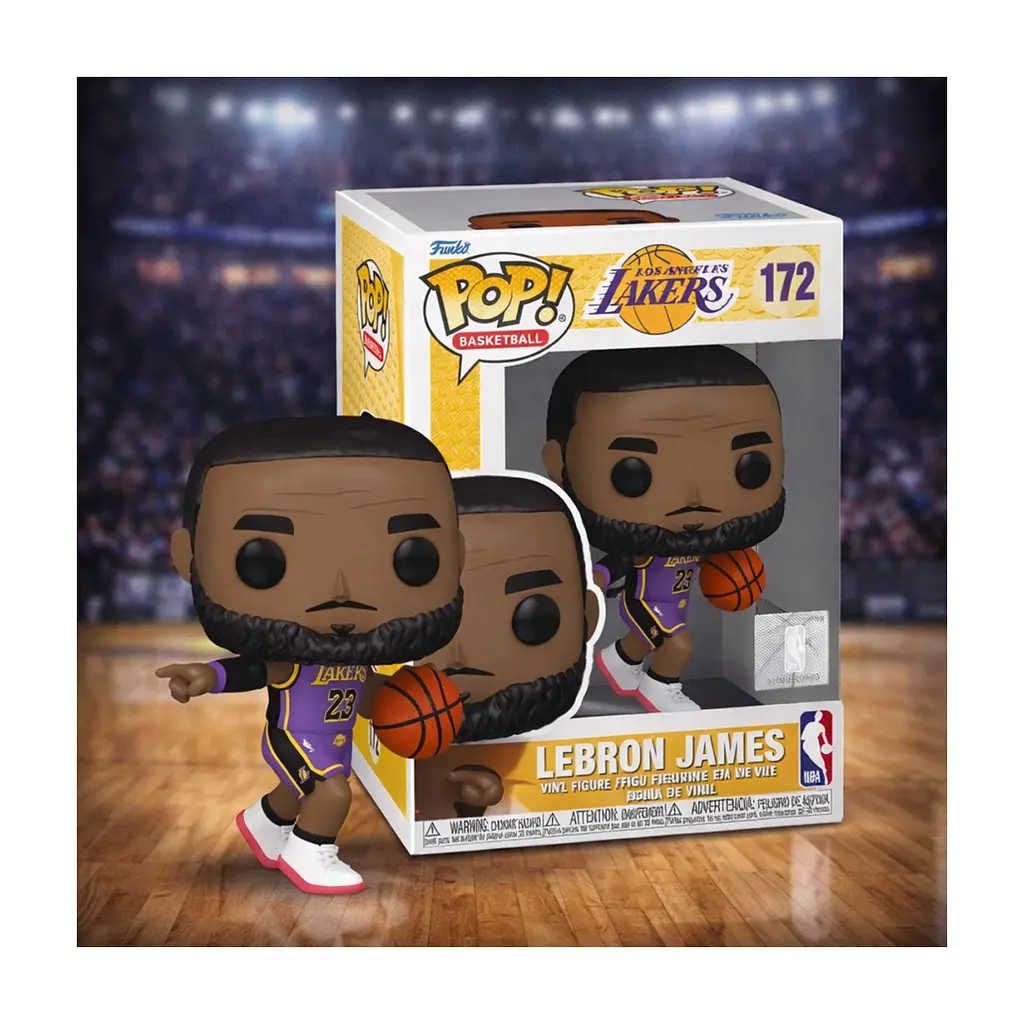 Фігурка Funko Pop серії NBA: Los Angeles Lakers - Леброн Джеймс (75117) - фото 3