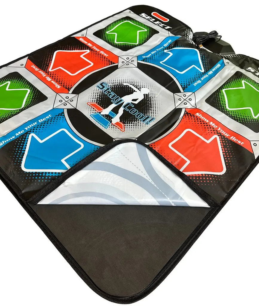 Танцевальный коврик X-TREME Dance PAD Platinum для PC (2 оранж., 4 зел., 2 голуб. стрелки) коврик для танцев - фото 5