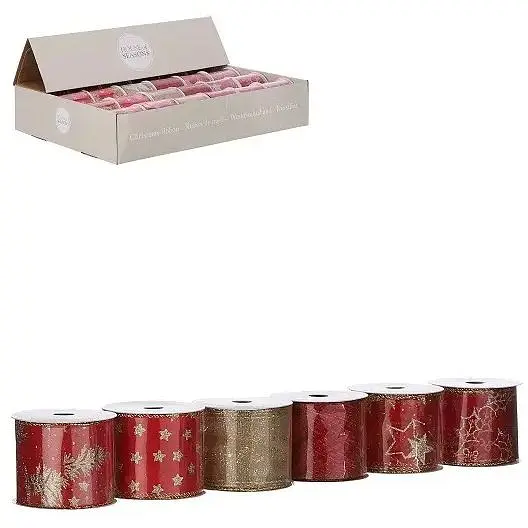 Стрічка декоративна House of Seasons поліестер 6 см x 2.7 м в асортименті (8718861799729_2) - фото 2