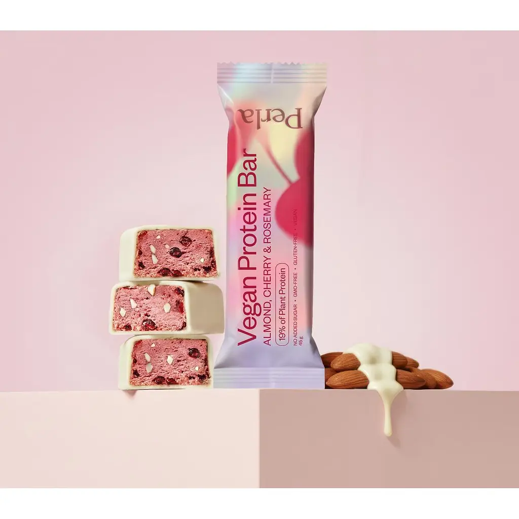 Набір батончиків Perla Helsa Box Vegan Protein Bar 45 г 10 шт. - фото 2