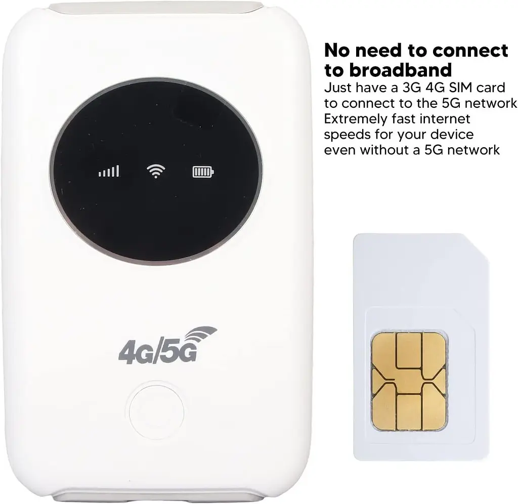 Модем, портативний 4G маршрутизатор Cryfokt 4G LTE USB WiFi бездротовий WiFi 3200MAh - фото 3