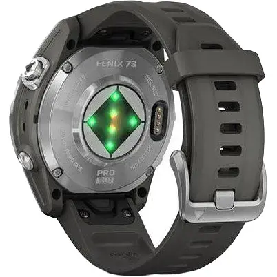 Garmin Fenix ​​7S Solar Silver w. Graphite Band (010-02776-00/01) - фото 2