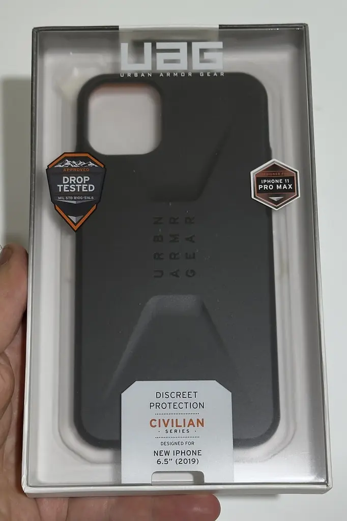 Оригінальний протиударний чохол UAG Civilian для iPhone 11 Pro Max (6.5") Black 11172D114040 - фото 2