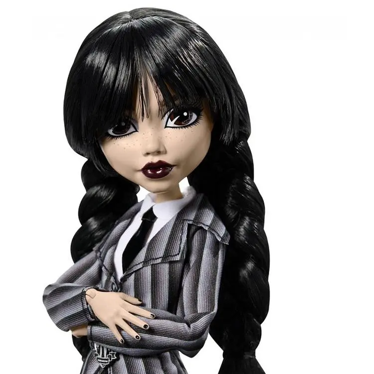 Колекційна лялька Monster High Венздей у шкільній формі (HXJ04) - фото 5