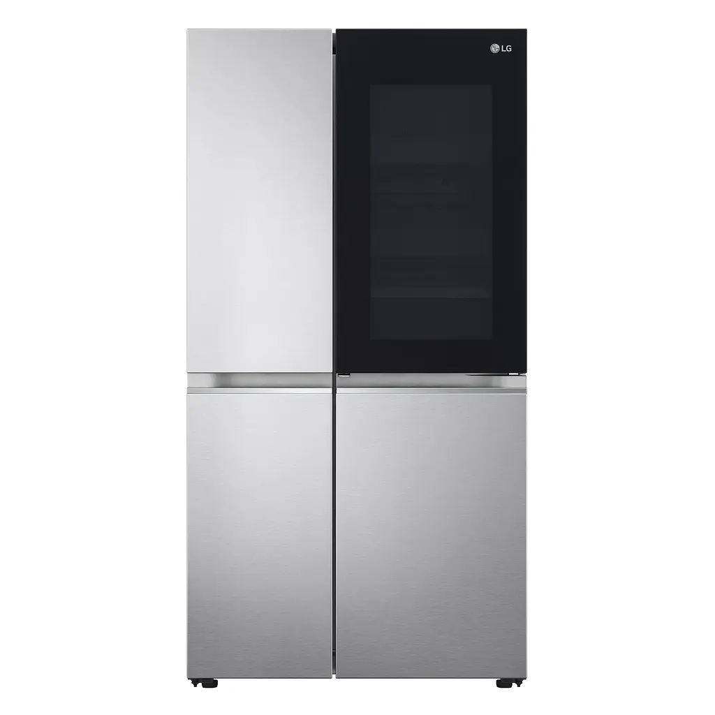 Холодильник LG SBS 179x91х74 холодильное отделение 414 л морозильное отделение 233 л 2 дверь А+ NF Door in door нержавеющая сталь (GC-Q257CAFV) - фото 3