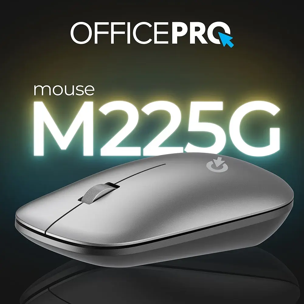Bluetooth миша OfficePro M225G Silent Click Gray UA - фото 3