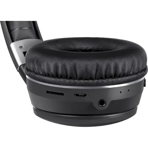 Навушники бездротові Defender FreeMotion B595, Black, Bluetooth, USB-C, мікрофон, 32 Ом, 115 дБ, microSD, час роботи до 5 годин, радіус дії до 10 м (63595) - фото 4