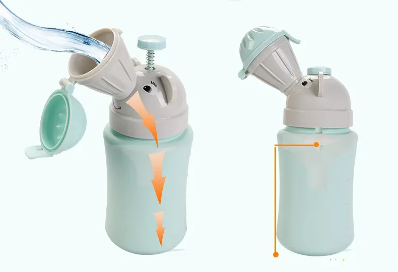 Портативний туалет для хлопчиків 50265 М'ятний - фото 6