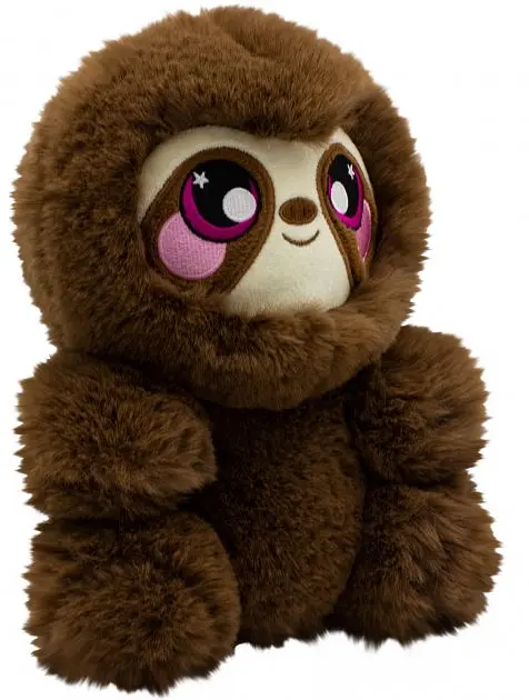 Ароматная мягкая игрушка Squeezamals 3-Deez Deluxe Ленивец Сидни (SQ00937-5008) - фото 2