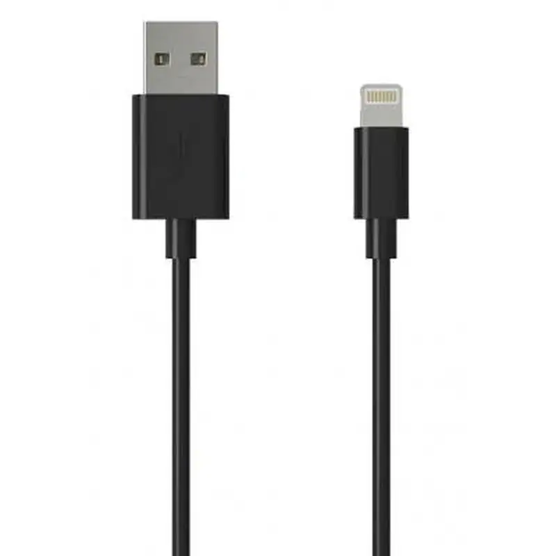 Дата кабель USB 2.0 AM to Lightning 1.0m Cu, 2.1А, Black Grand-X (PL01B) - фото 2