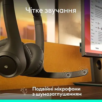 Навушники Logitech Zone 305 for Business Bluetooth Black (981-001458) - фото 10