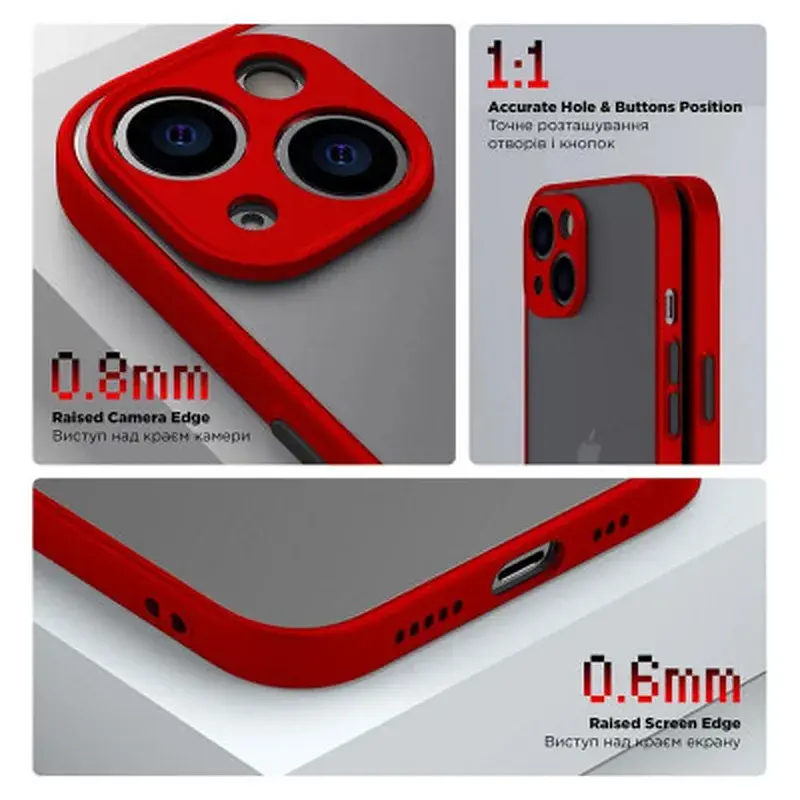 Чохол до мобільного телефона Armorstandart Frosted Matte Samsung M34 5G (M346) Red (ARM69713) - фото 3