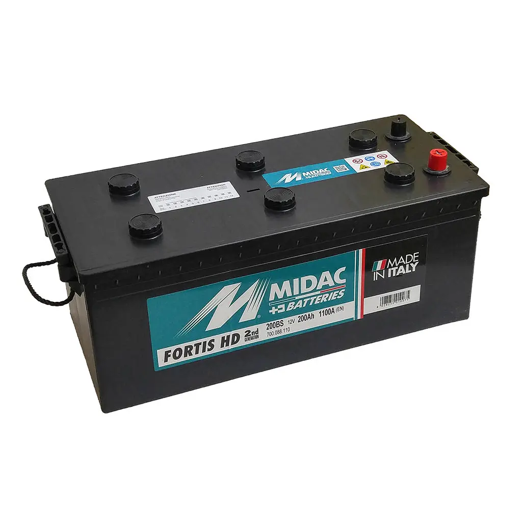 Аккумулятор 6СТ-200A MIDAC FORTIS, 12V, 200Ah (+/-) евро EN1100A - фото 2