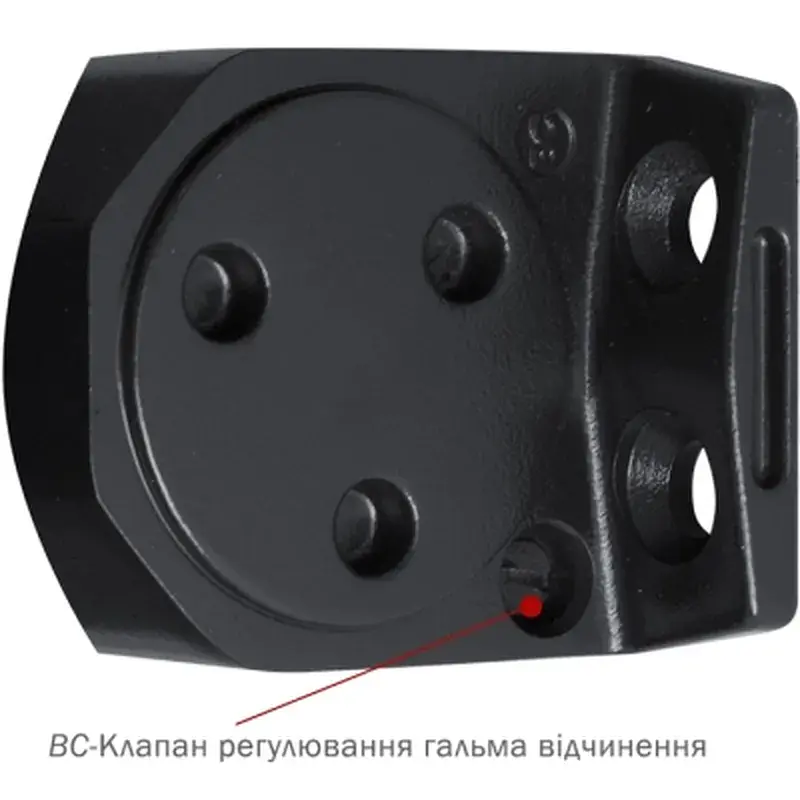 Доводчик двері Ryobi D-2055V BLACK - фото 5