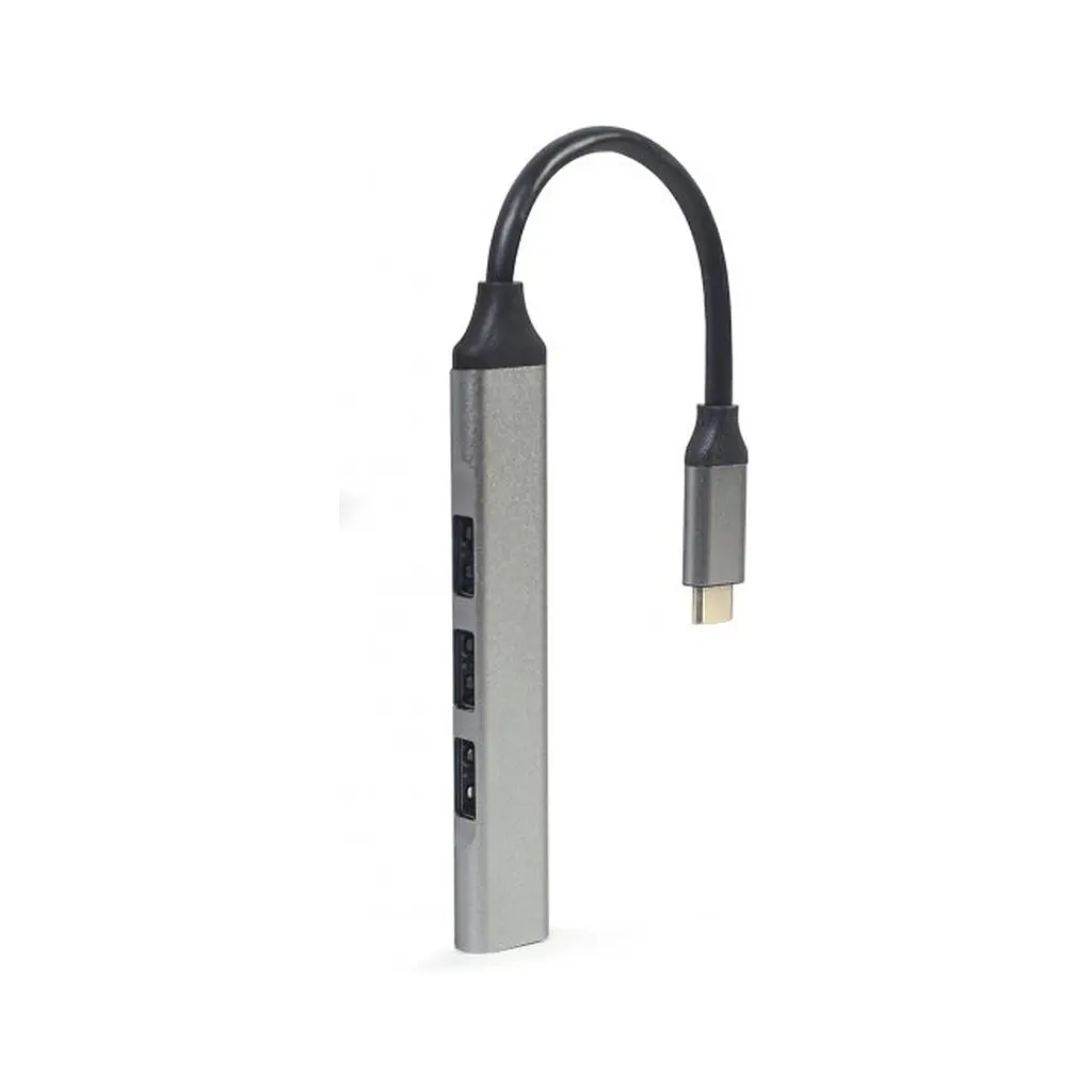 Концентратор Gembird USB-C to 1xUSB 3.1 + 3xUSB 2.0 silver (UHB-CM-U3P1U2P3-03) - фото 2