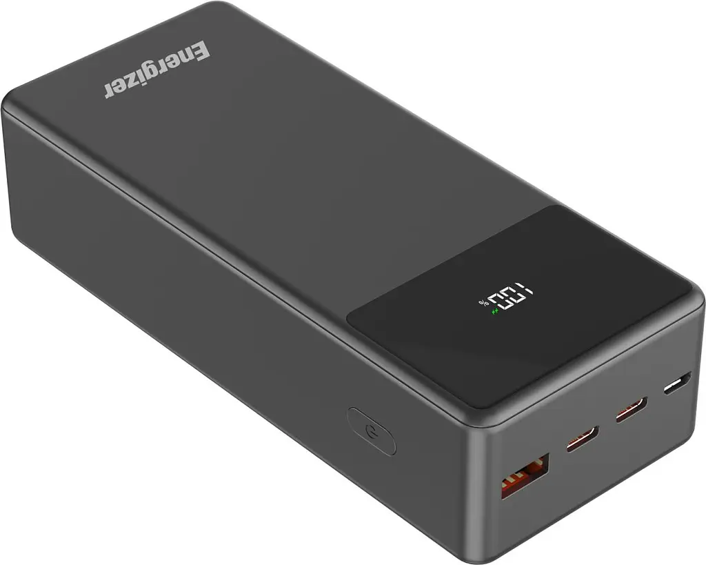 Універсальна мобільна батарея Energizer 27000mAh 65W PD,QC3.0,USB-А 2хUSB-C Micro-USB LCD display,Black (UE27062PQ) - фото 7