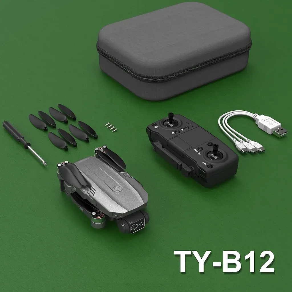 Дрон Wipkviey з камерою 4K Professional для дорослих початківців, B12 GPS складаний професійний RC Quadcopter Б/в - фото 7
