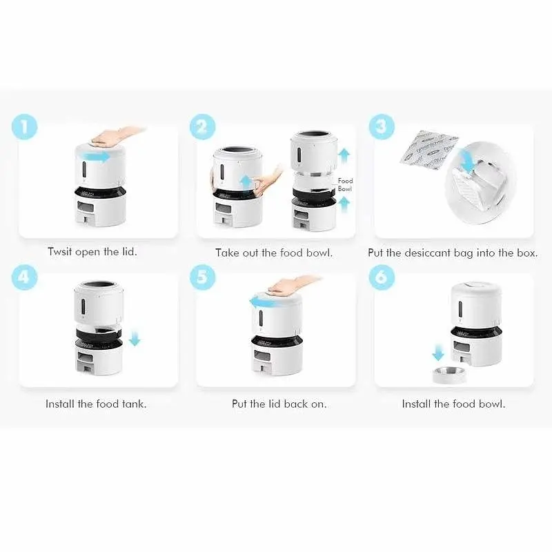 Автоматична годівниця Petlibro Granary Automatic Feeder White 3 л (0619988626630) - фото 5