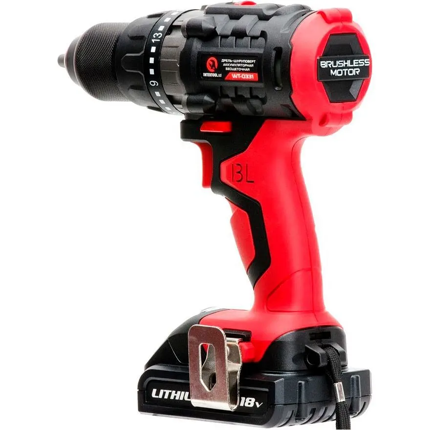 Дрель-шуруповерт Intertool WT-0331 18V 2x1.5Ah [89132] - фото 3