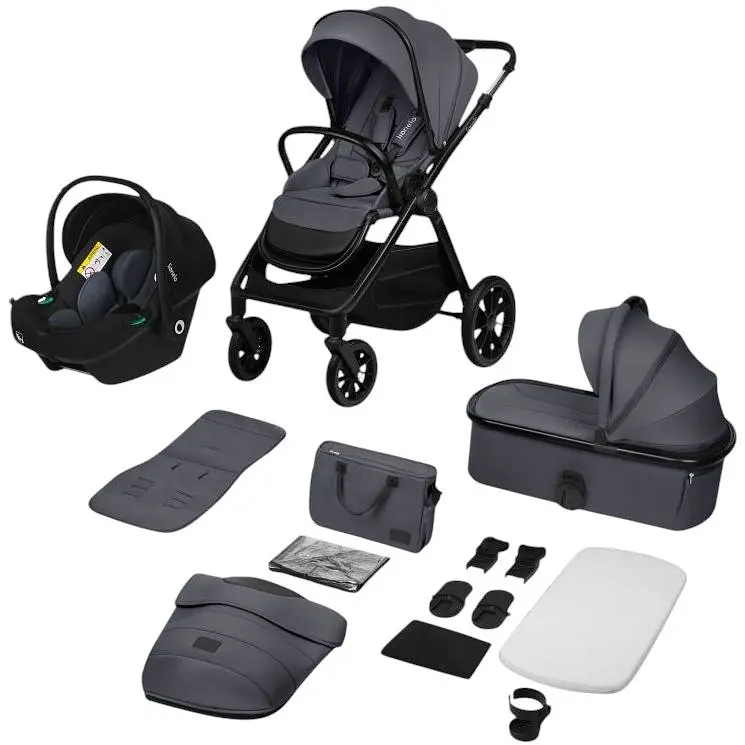 Коляска універсальна Lionelo Layla 3 в 1 grey stone (LO-LAYLA 3IN1 GREY STONE) - фото 15
