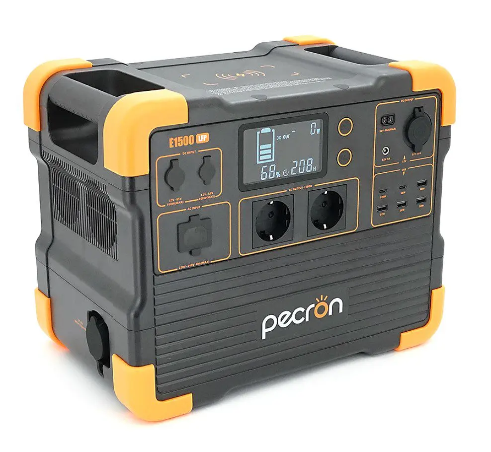 Портативна зарядна станція Pecron E-1500-LFP 2200 W 1536Wh LiFePO4, LCD, APP Control - фото 2