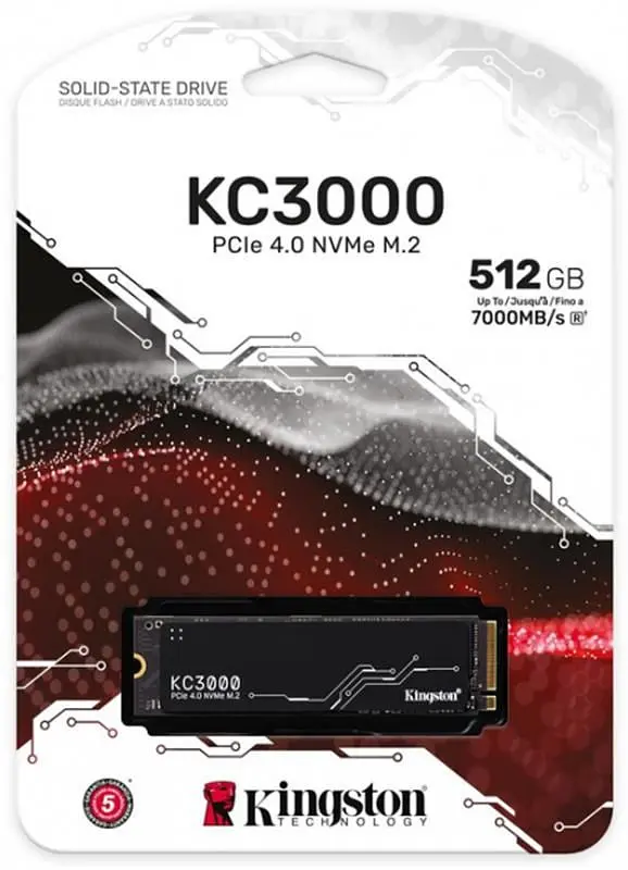Накопичувач SSD 512GB Kingston KC3000 M.2 2280 PCIe 4.0 x4 NVMe 3D TLC (SKC3000S/512G) - фото 5