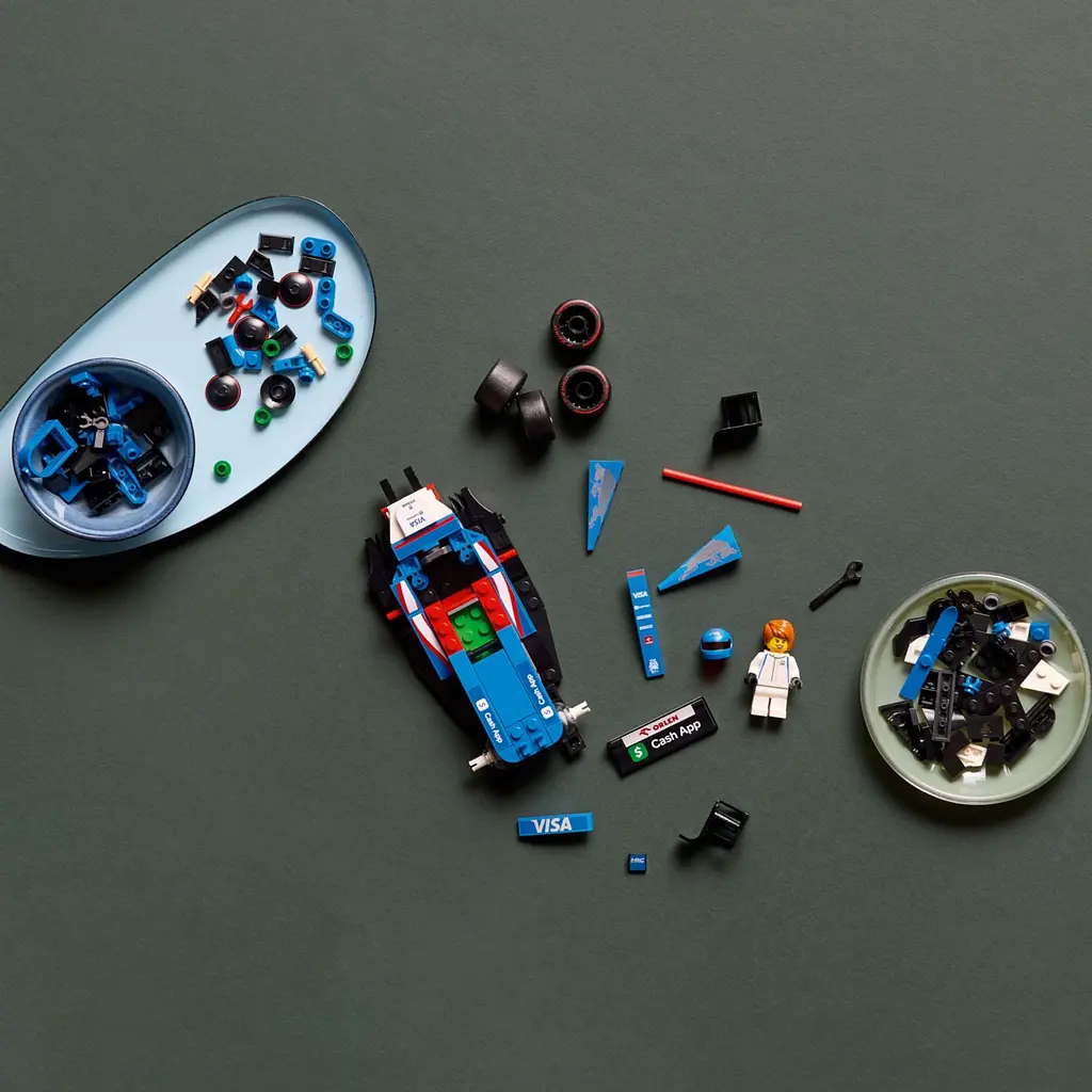 Конструктор LEGO Speed ​​Champions Автомобиль для гонки F1 Visa Cash RB VCARB 01, 248 деталей (77246) - фото 3
