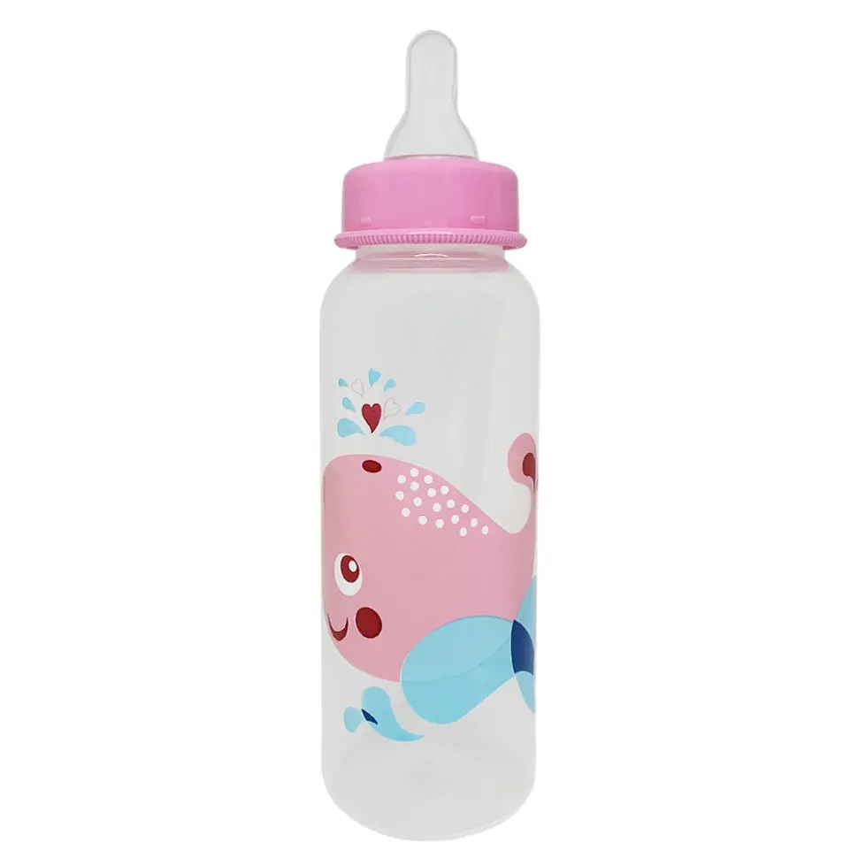 Пляшечка для годування "Кит" MGZ-0206 (Pink) 250 мл - фото 2