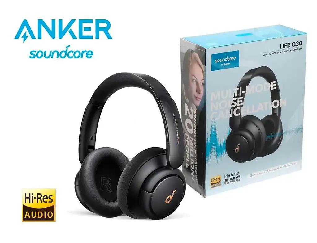 Навушники Anker Soundcore Life Q30 Black (ANC - активне шумозаглушення) - фото 5