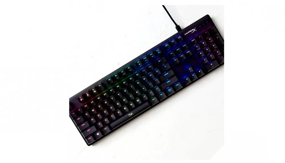 HyperX Клавіатура Alloy Origins Red USB RGB PBT ENG/RU, Black - фото 10