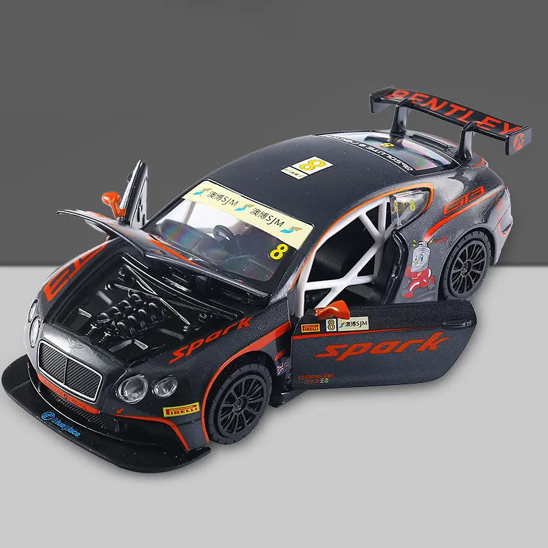 Модель металева Bentley Continental GT3 Concept 1:24, світло та звук Автопром - фото 3