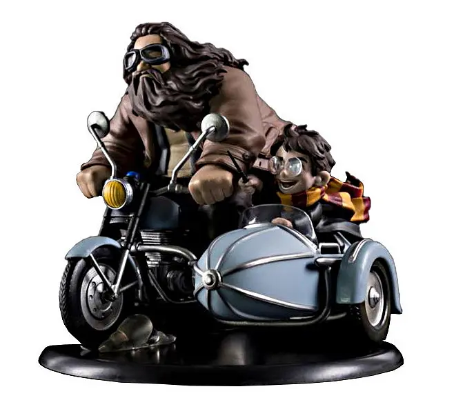 Диорама Q-Fig Max Гарри и Хагрид на волшебном мотоцикле Harry Potter And Rubeus Hagrid 16.0 см НР 05.42 - фото 3
