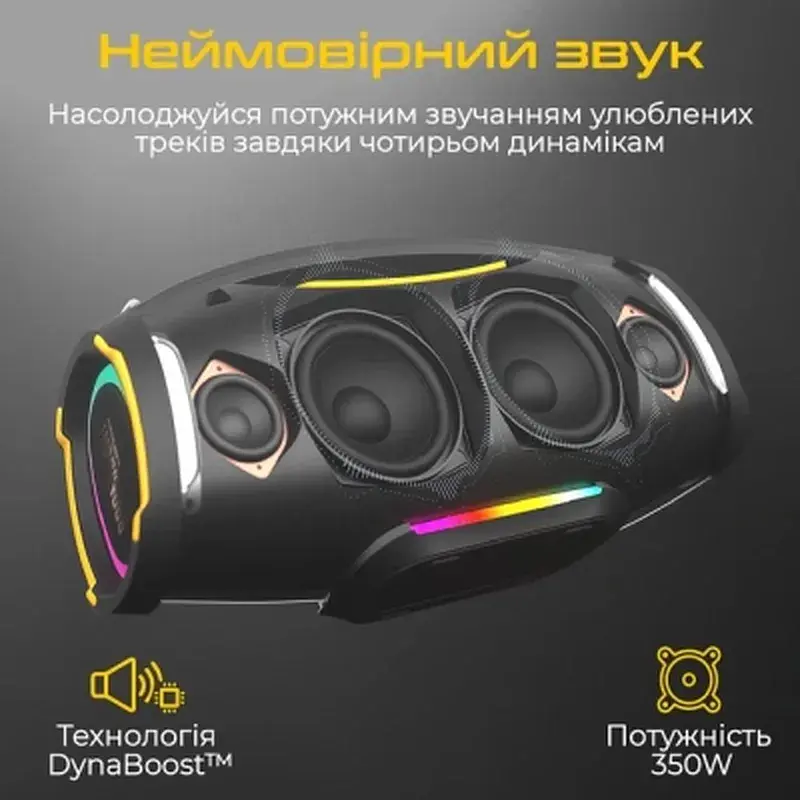 Акустична система HiFuture BoomBeat Black (boombeat.black) - фото 3